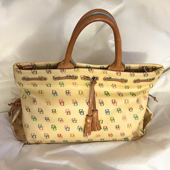 Dooney & Bourke Handbags - DOONEY & BOURKE RAINBOW MONOGRAM CROSSBODY STRAP NOT INCLUDED